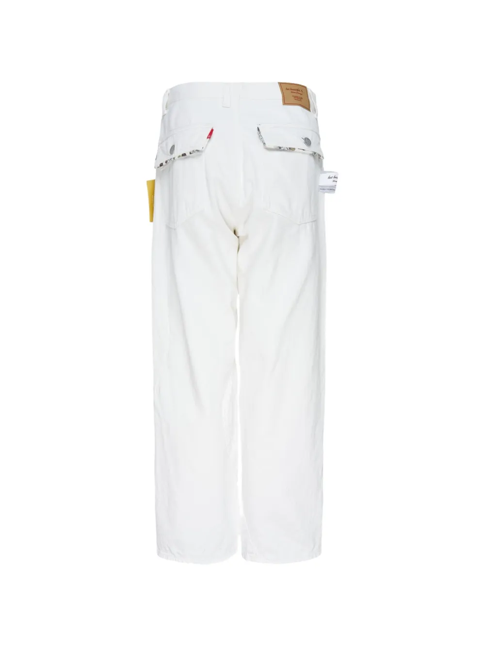  Undercover Vaqueros Con Ribete Floral - Blanco 