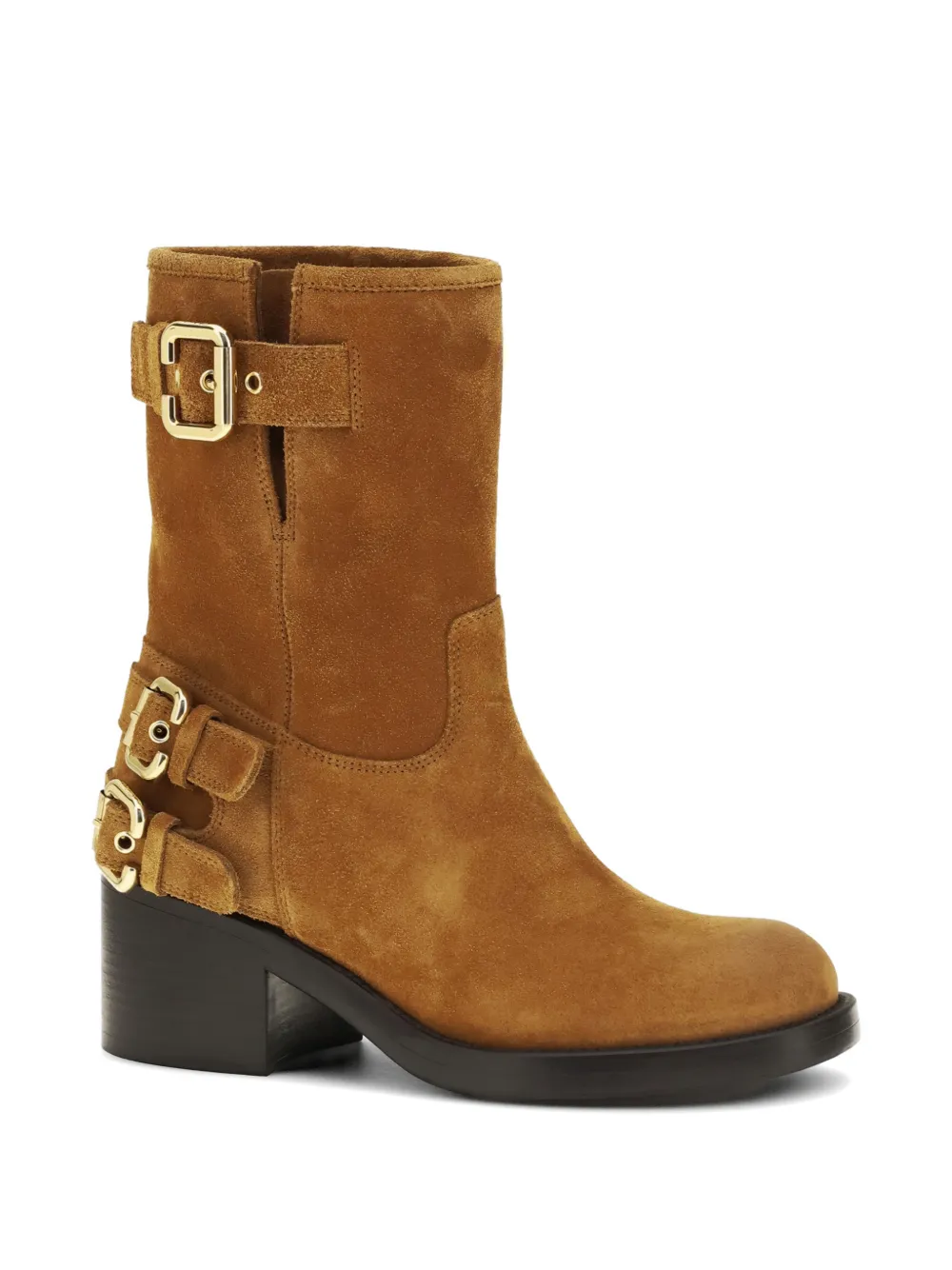 Chloé Dakota buckle-fastening ankle boots Bruin