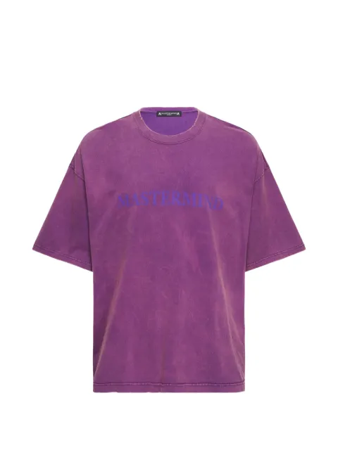 Mastermind Japan logo-print distressed T-shirt