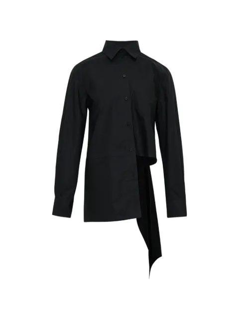 MSGM asymmetric-hem shirt