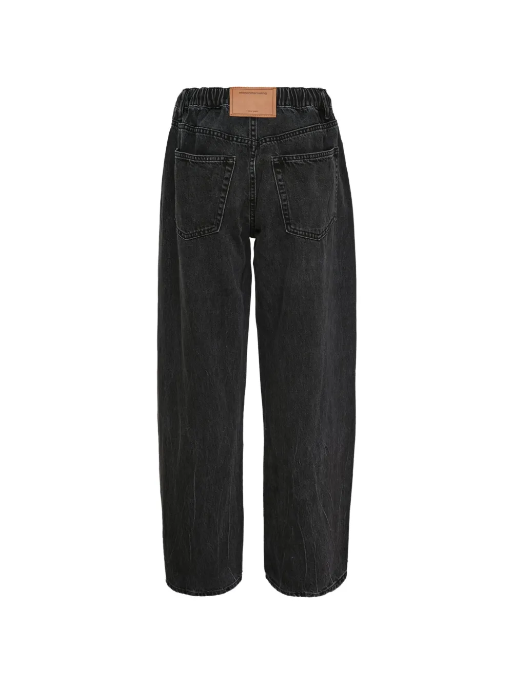  Alexander Wang Vaqueros Boyfriend Con Cordones - Gris 