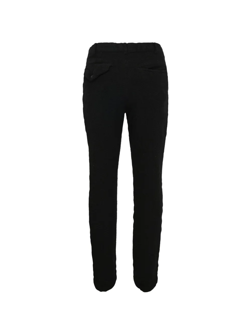 Black Comme Des Garçons Tweed straight broek Zwart