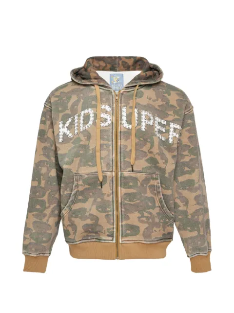 KidSuper sudadera con capucha y aplique de cristal