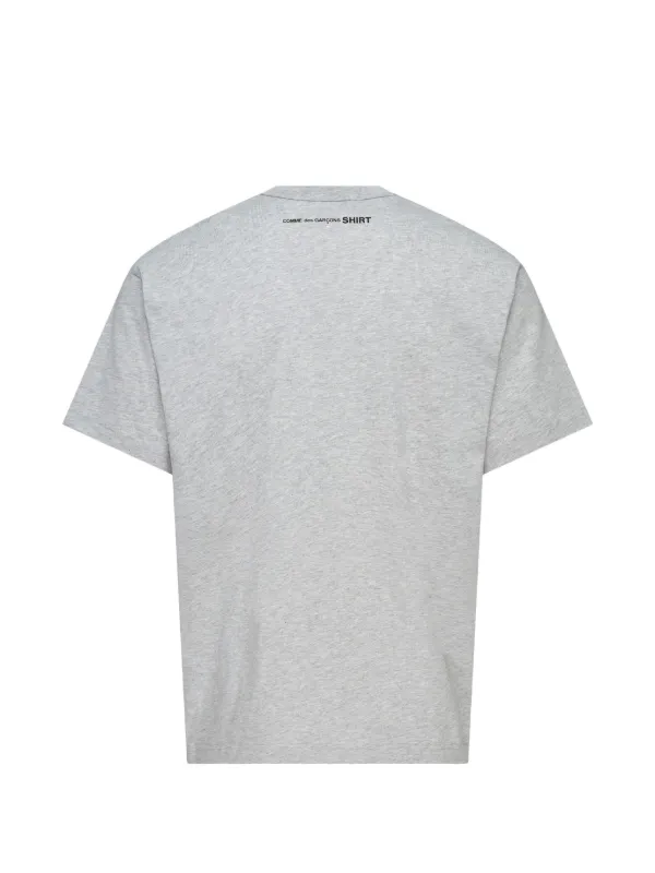 Comme Des Garçons Shirt スローガン Tシャツ | グレー | FARFETCH JP