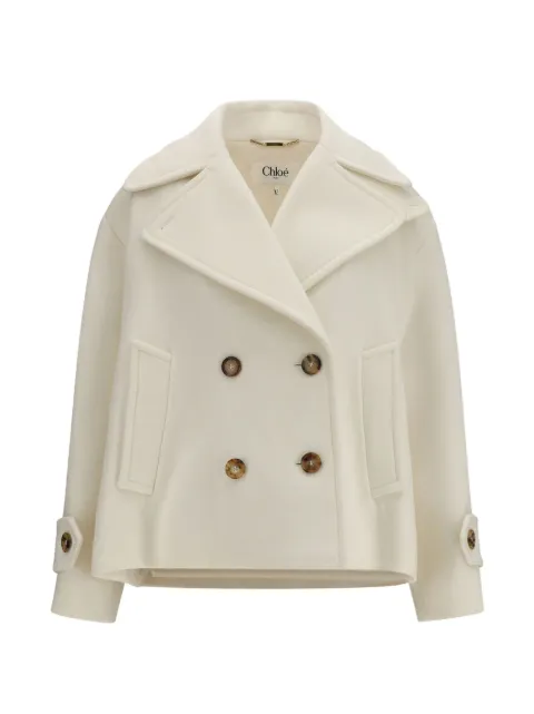 Chloé double-breasted wool-blend jacket