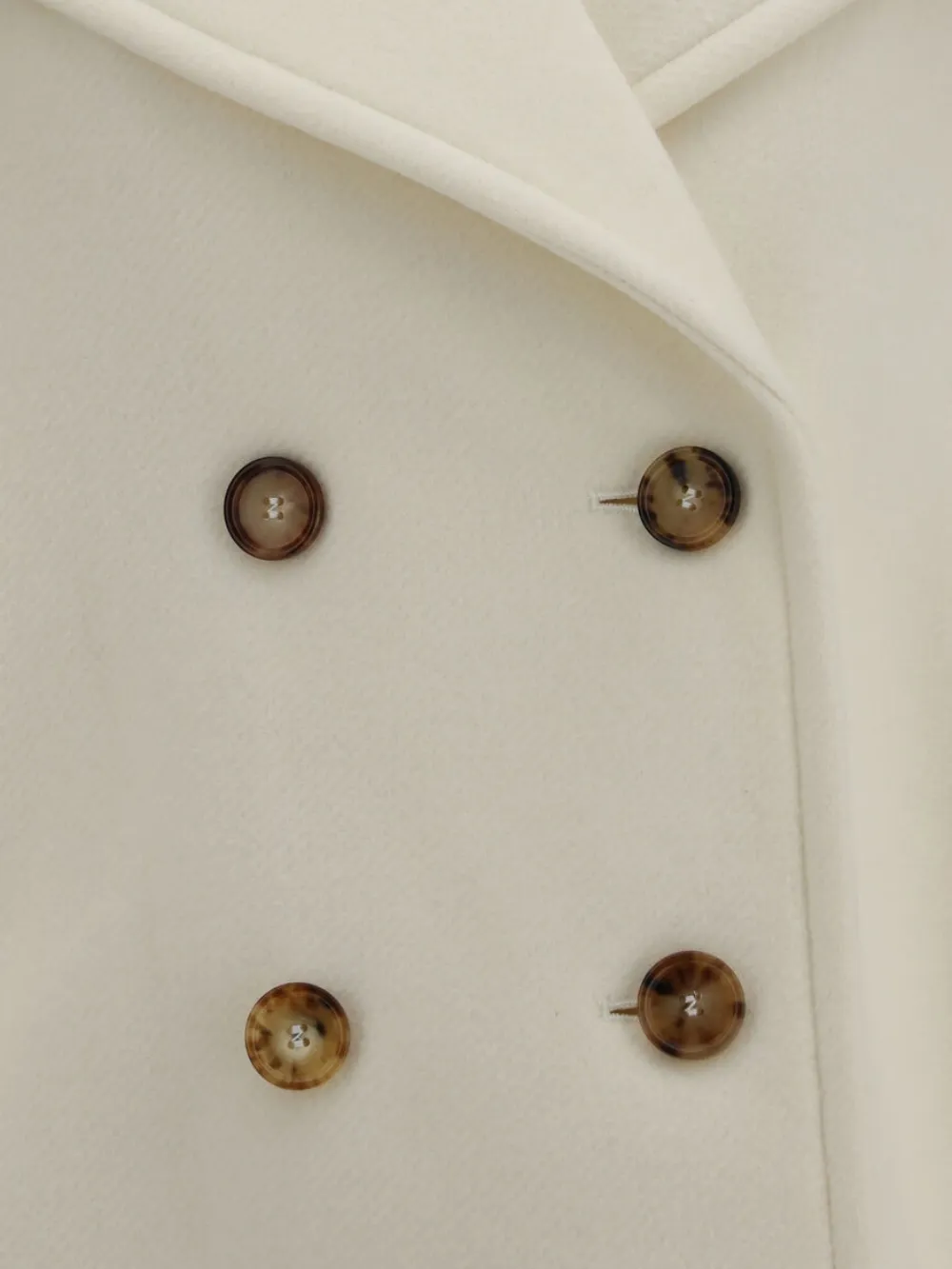 Chloé Double-breasted Wool-blend Jacket in Neutrals, view 3
