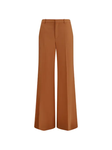 Chloé pantalones anchos con pinzas