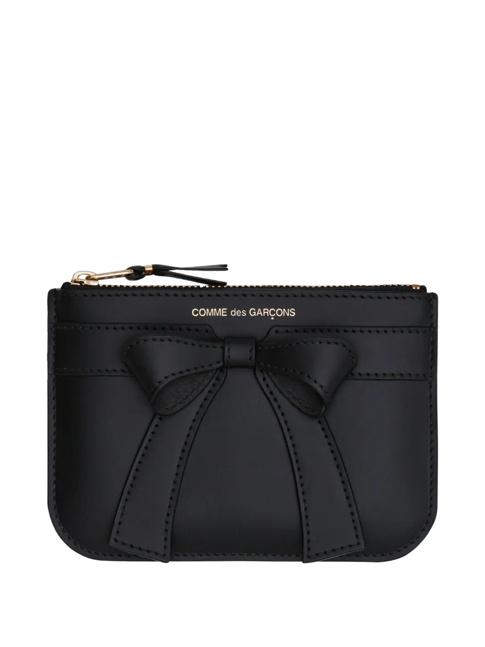 Comme Des Garçons Wallet Big Bow leather wallet - Nero