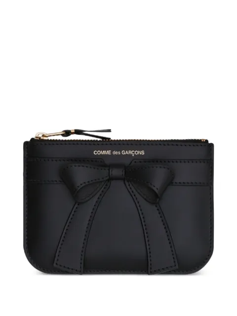 Comme Des Garçons Wallet Big Bow leather wallet