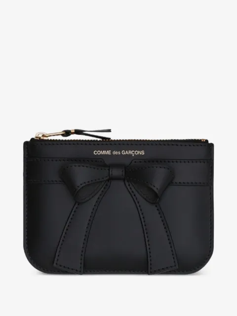 Comme Des Garçons Wallet Big Bow leather wallet