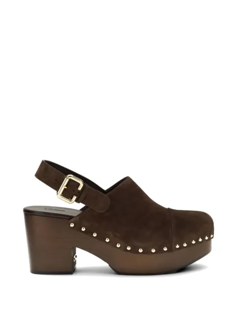 Chloé Jeannette stud-embellished heeled mules