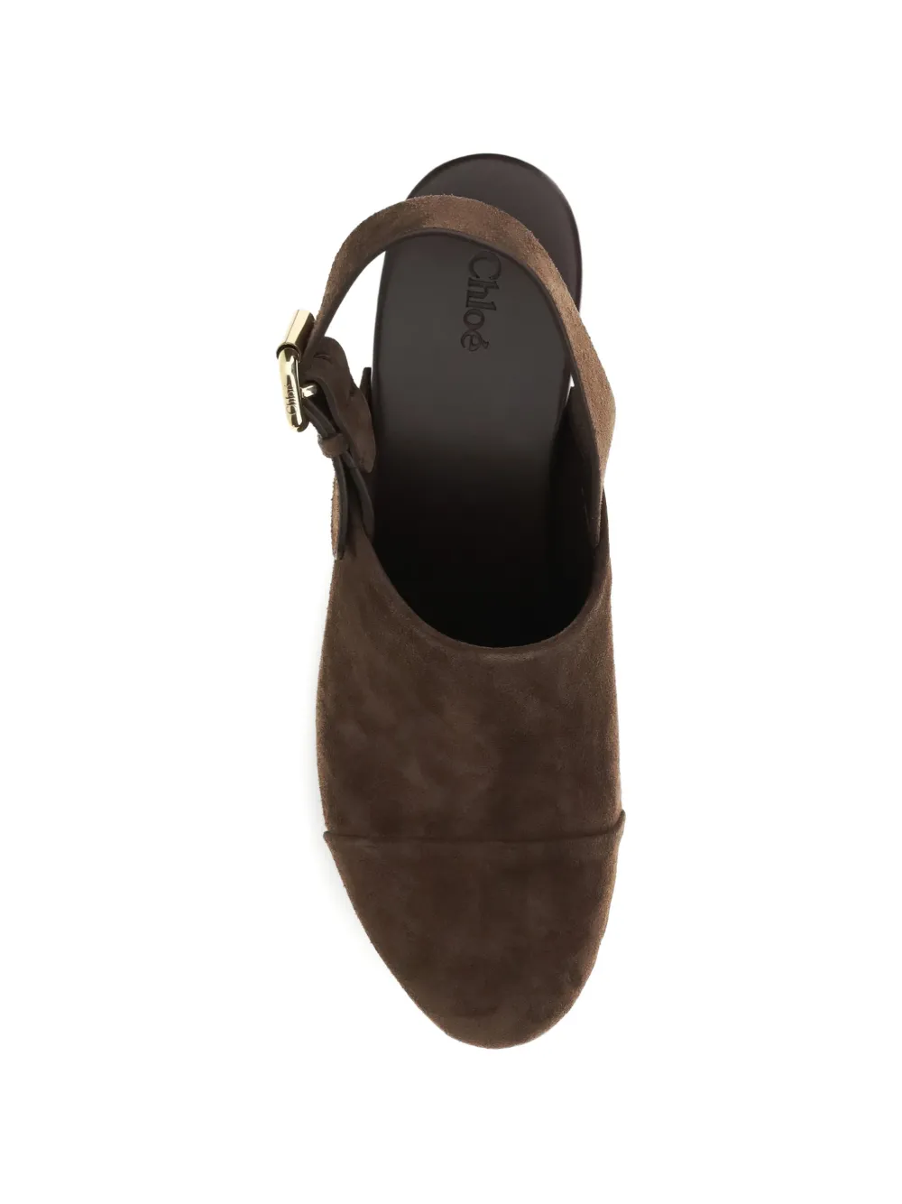 Chloé Jeannette stud-embellished heeled mules Bruin