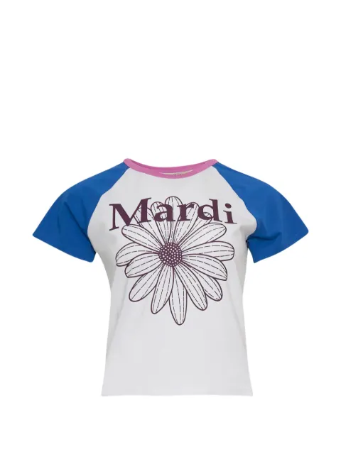 Mardi Mercredi playera con estampado floral