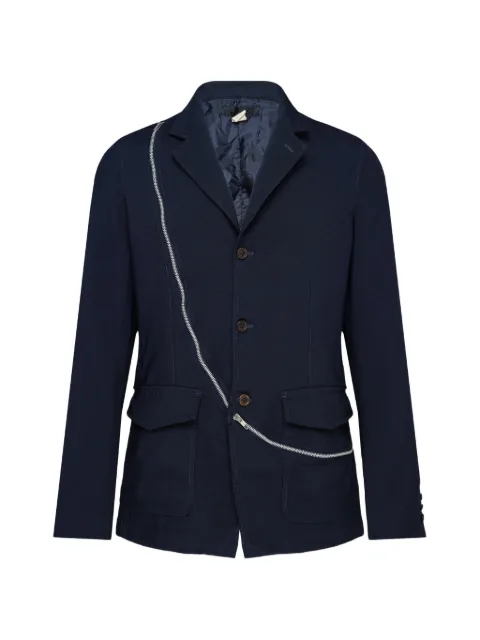Comme Des Garçons Shirt single-breasted zip-detail jacket