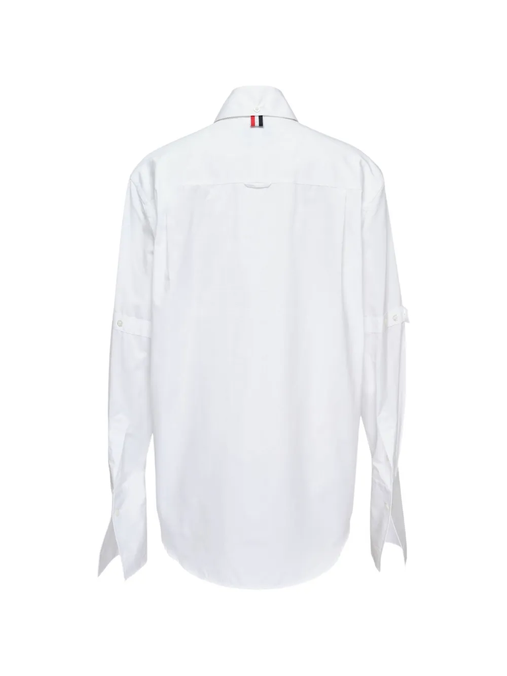 Thom Browne Button-down blousejurk met armbanden Wit