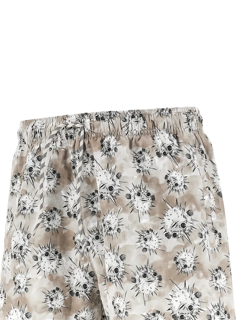 Emporio Armani Zwembroek met print Beige