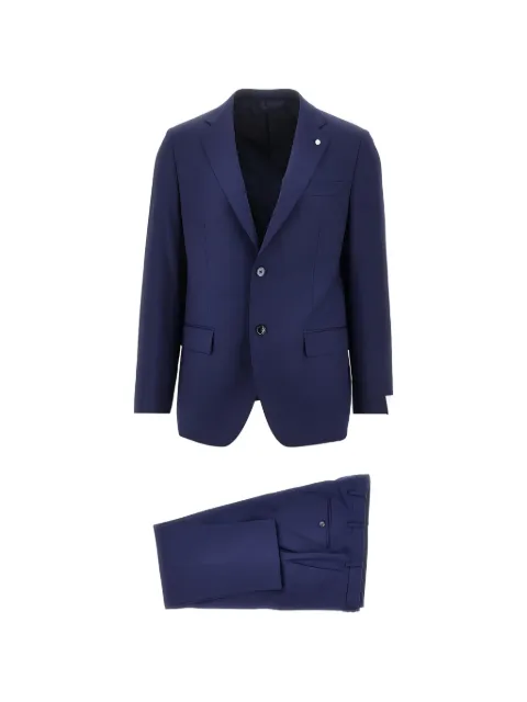 Luigi Bianchi single-breasted wool suit