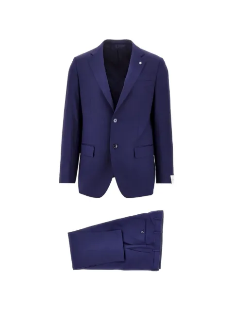 Luigi Bianchi single-breasted wool suit