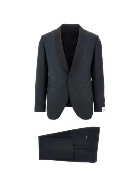 Luigi Bianchi shawl-lapel single-breasted wool suit