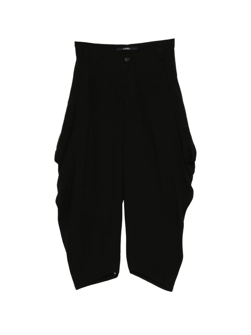 Limi Feu draped-detail trousers - Nero