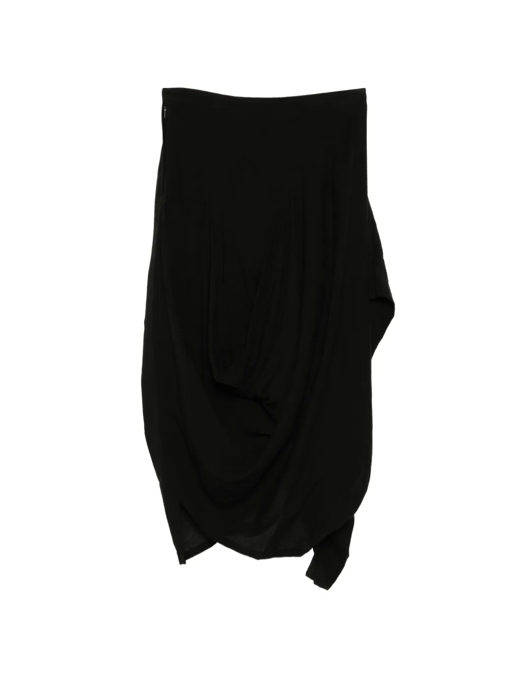  Limi Feu Falda Asimétrica Drapeada - Negro 