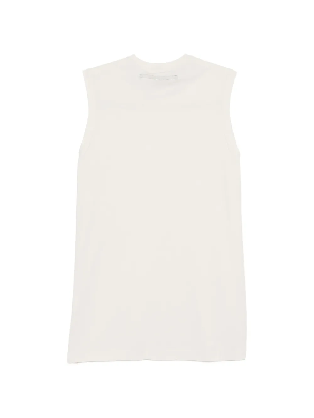 Julius Mouwloos T-shirt met ronde hals Beige