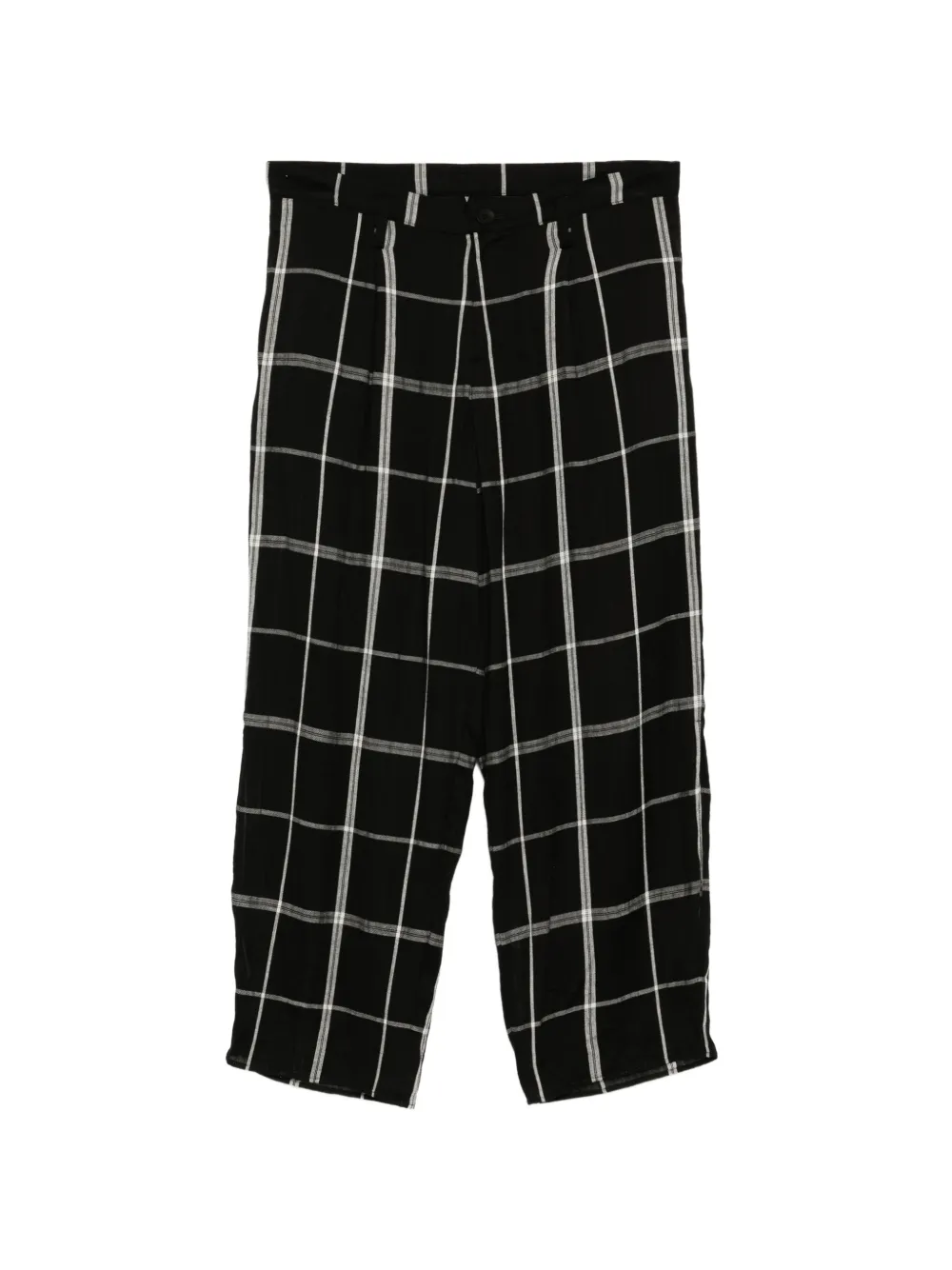 Limi Feu check-pattern trousers - Nero