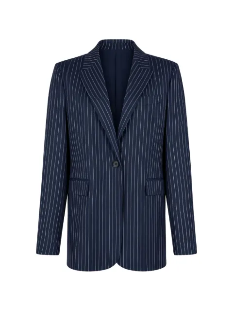 PINKO pinstripe single-breasted blazer