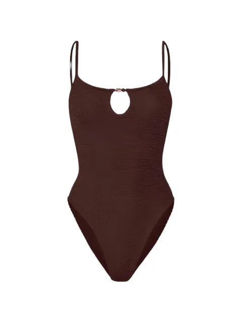Hunza G Mia crinkle-effect swimsuit