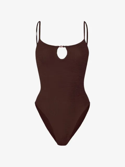 Hunza G Mia crinkle-effect swimsuit