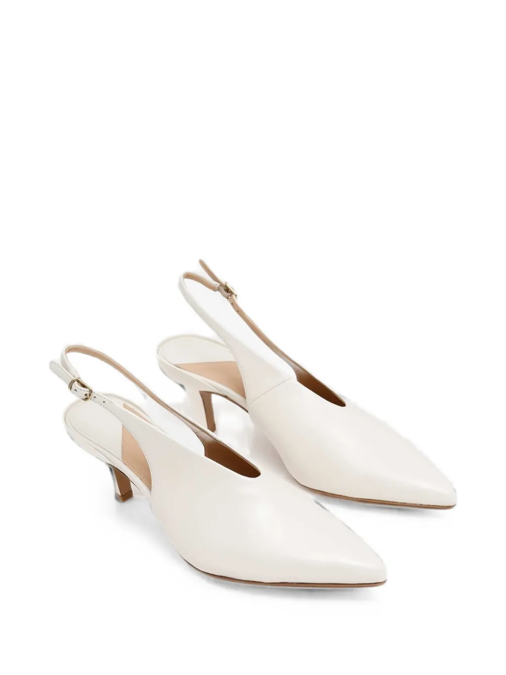 Chloé pointed-toe slingback pumps Wit