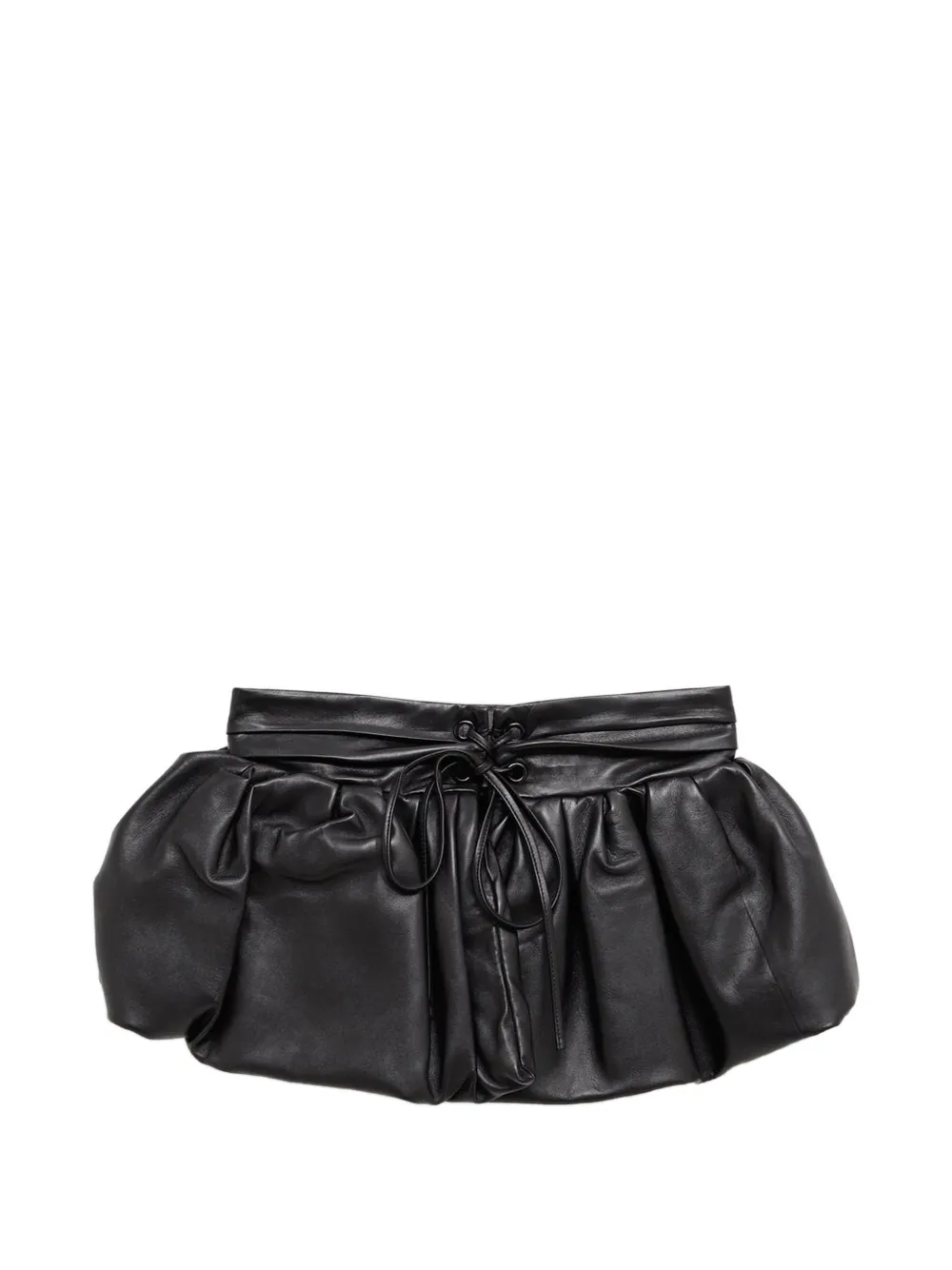 Chloé Peplum belt in leather - Nero