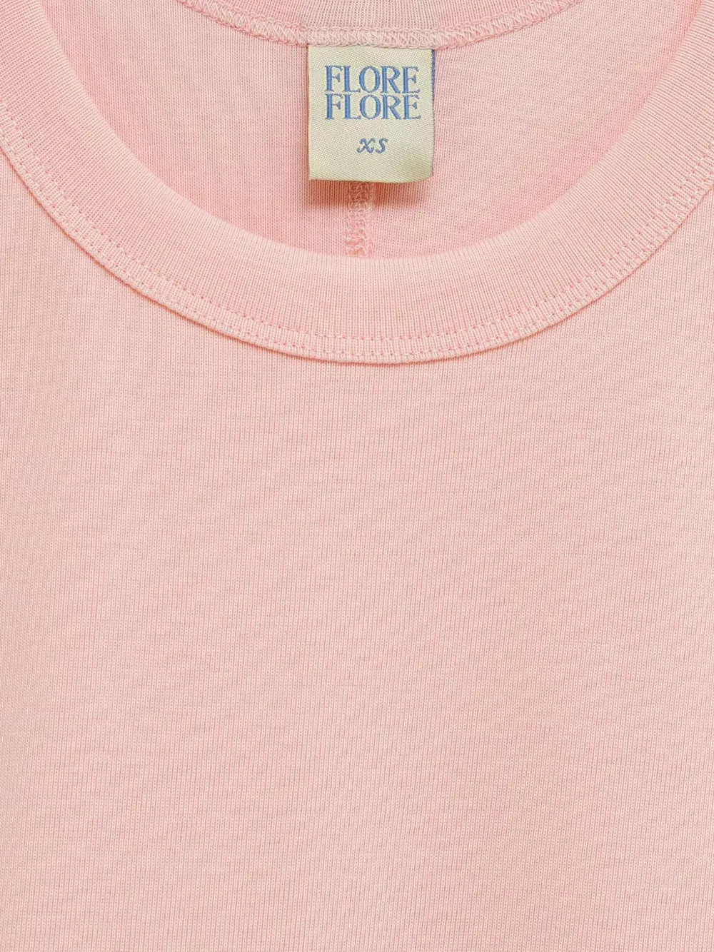 FLORE Hillie tanktop met diepe ronde hals Roze