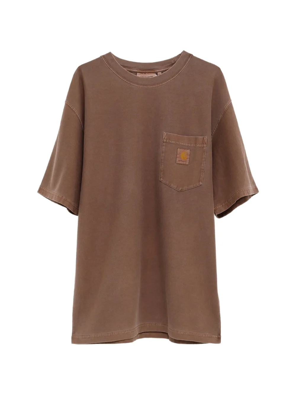 Carhartt WIP logo-patch pocket T-shirt - Marrone