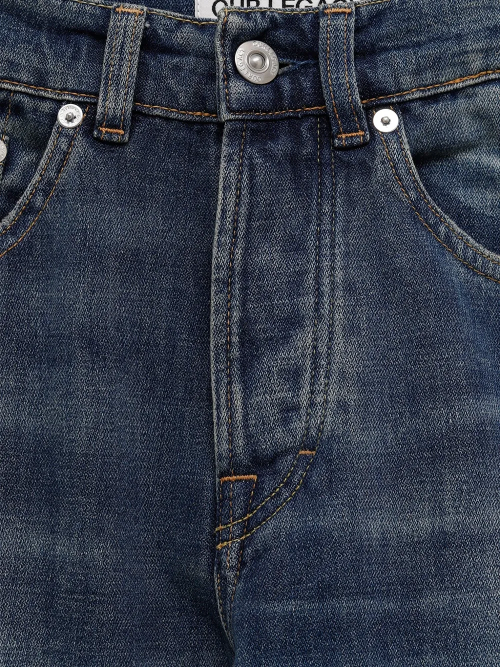 OUR LEGACY Gerafelde jeans Blauw