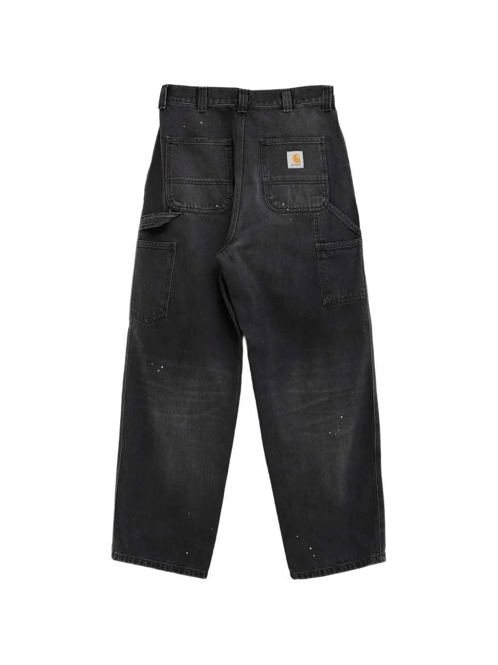 Carhartt WIP OG Single ruimvallende jeans met verfspatten Zwart