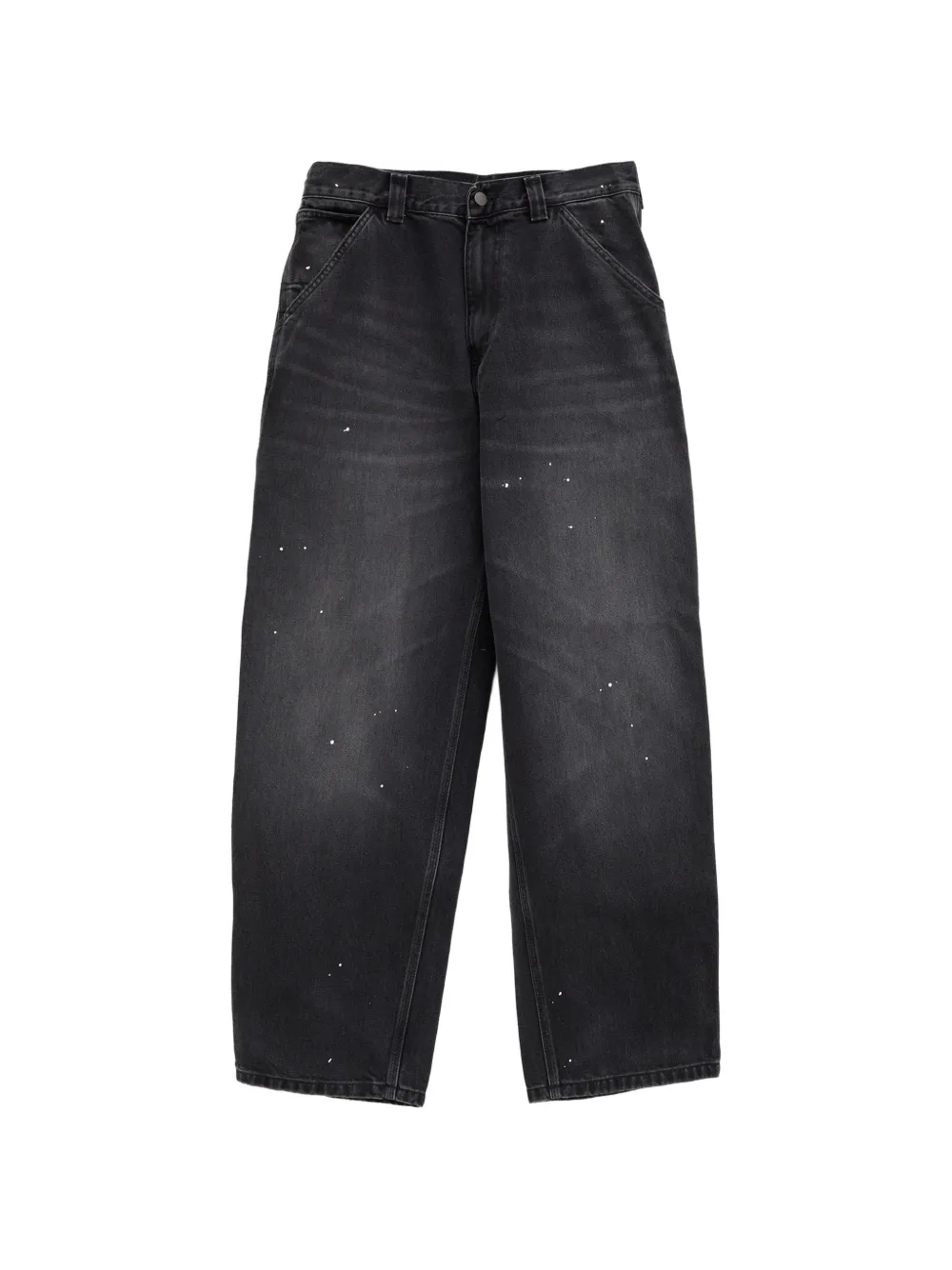 Carhartt WIP OG Single Knee paint-splatter carpenter jeans - Schwarz