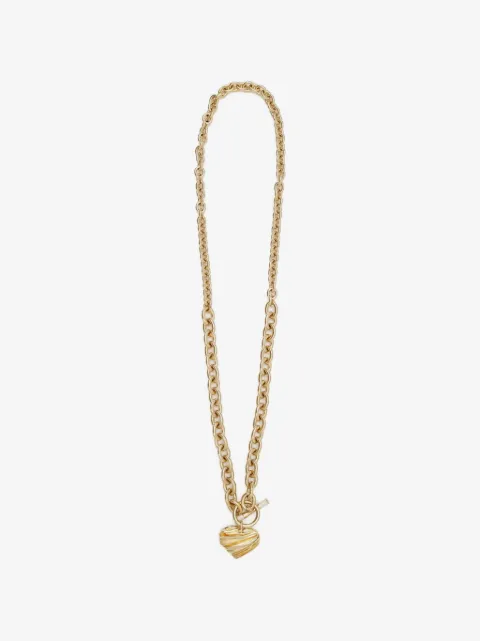 Chloé heart-pendant chain necklace