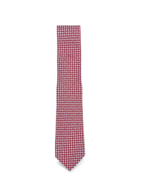 Ferragamo patterned silk tie