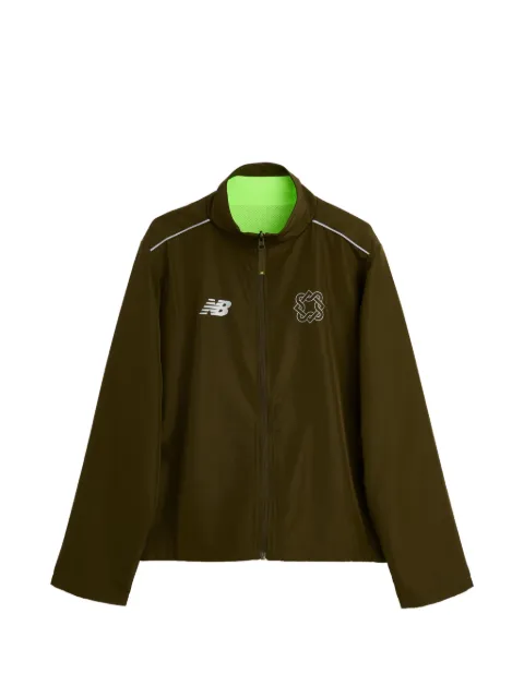 New Balance Lack of Guidance reversible logo-print jacket