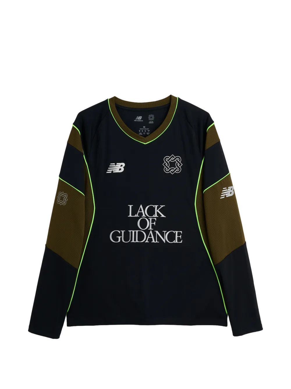New Balance Lack Of Guidance panelled T-shirt - Nero