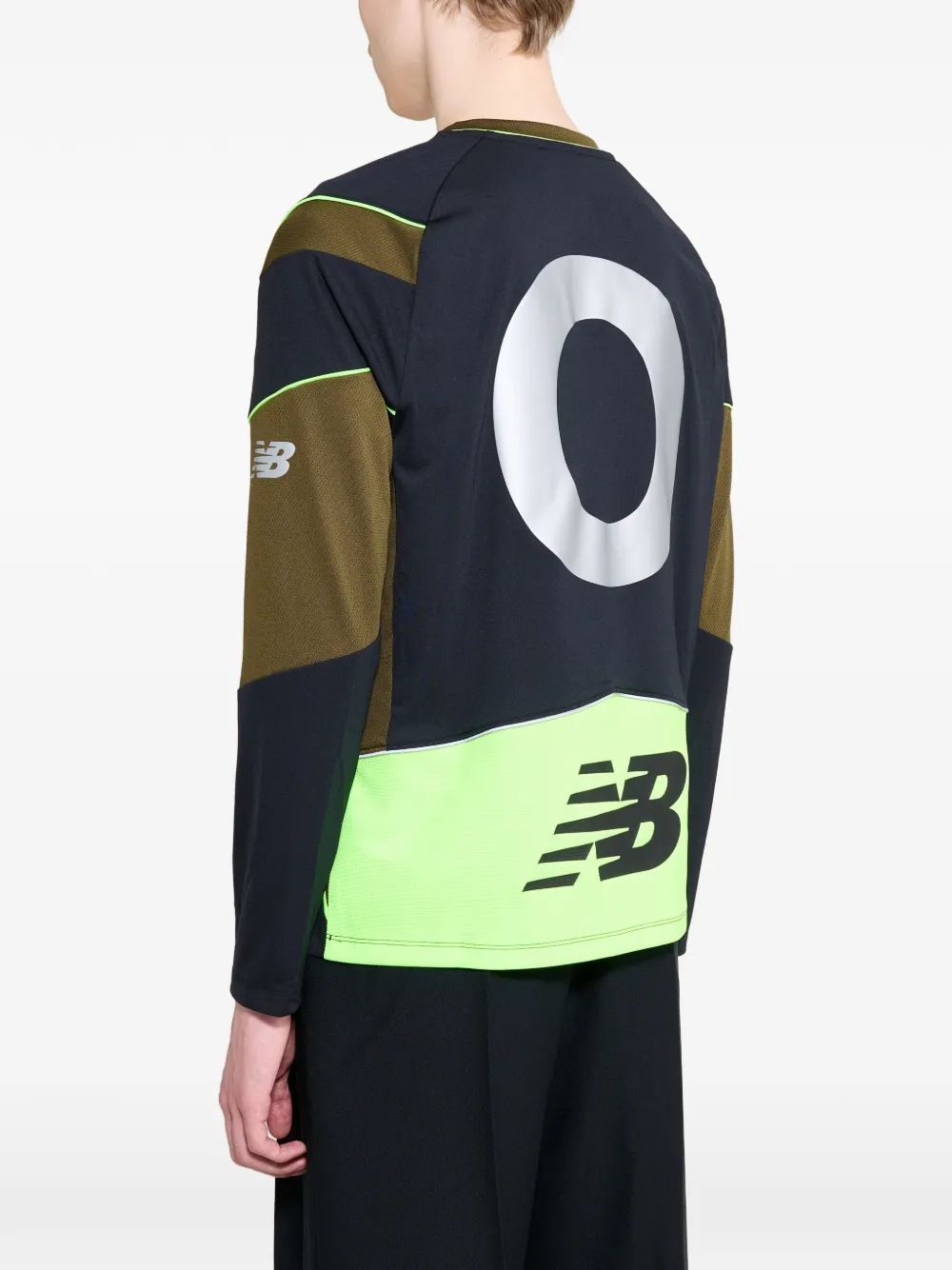 New Balance Lack Of Guidance T-shirt met vlakken Zwart