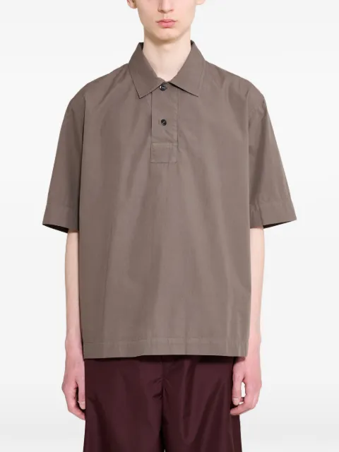 Margaret Howell MHL. Offset Placket polo shirt