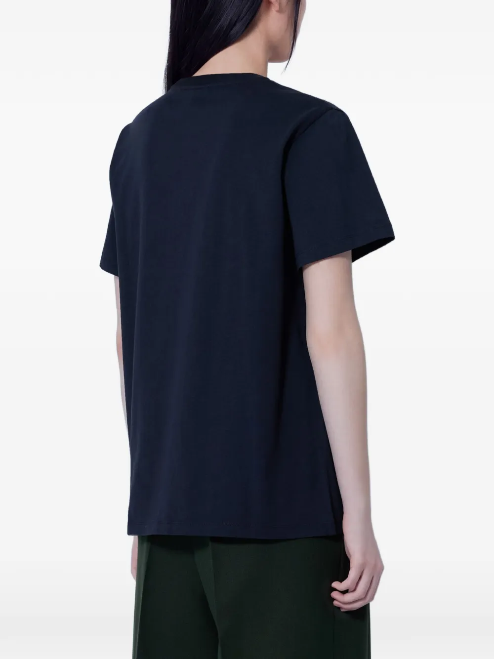 GANNI T-shirt met aardbeienprint Zwart