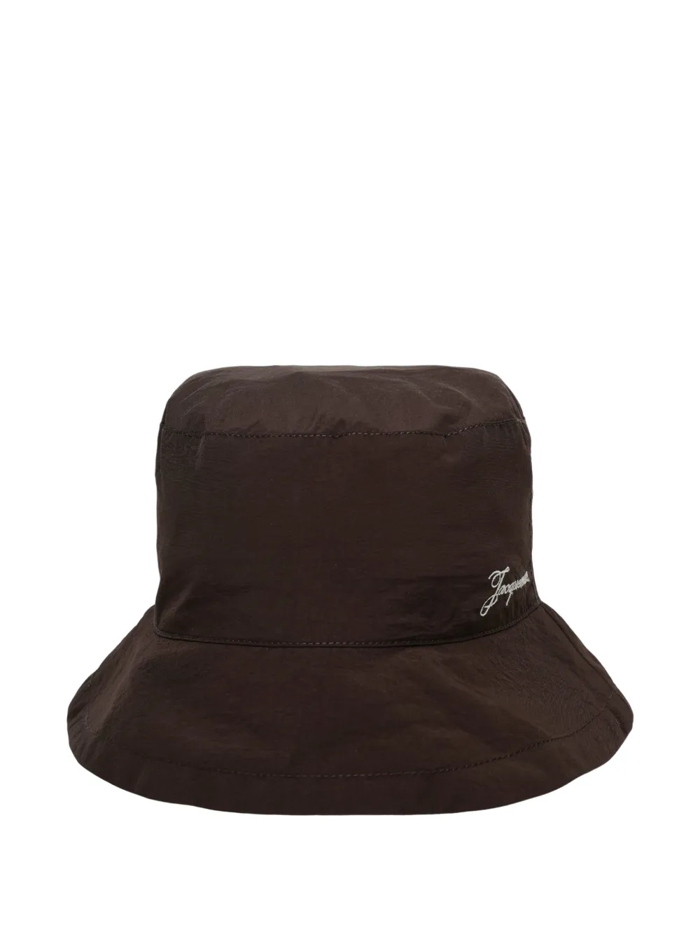 Jacquemus Le Bob Baluchon drawstring bucket hat - Marrone