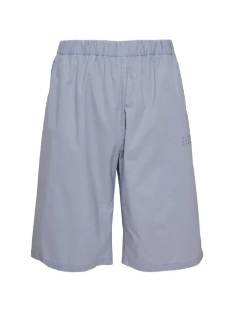 MM6 Maison Margiela elasticated-waistband logo-print shorts