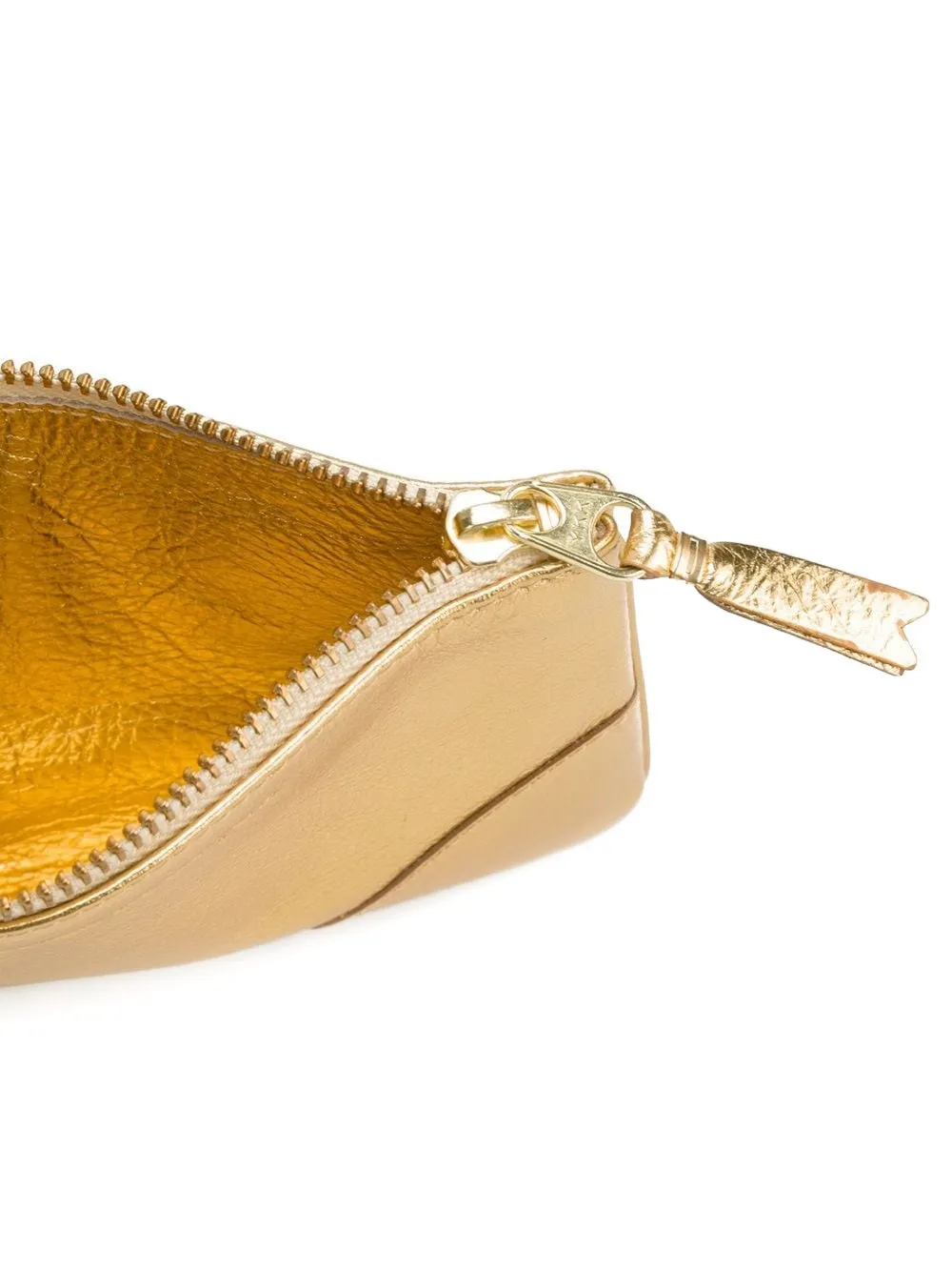 Comme Des Garçons Wallet portemonnee van leer Goud