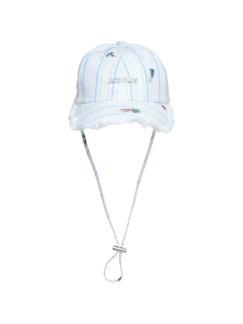 Jacquemus Le Artichaut frayed-trim baseball cap - Blau