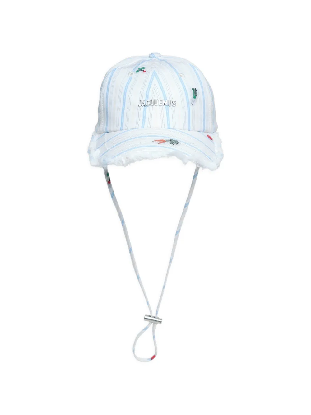 Jacquemus Le Artichaut frayed-trim baseball cap - Blu