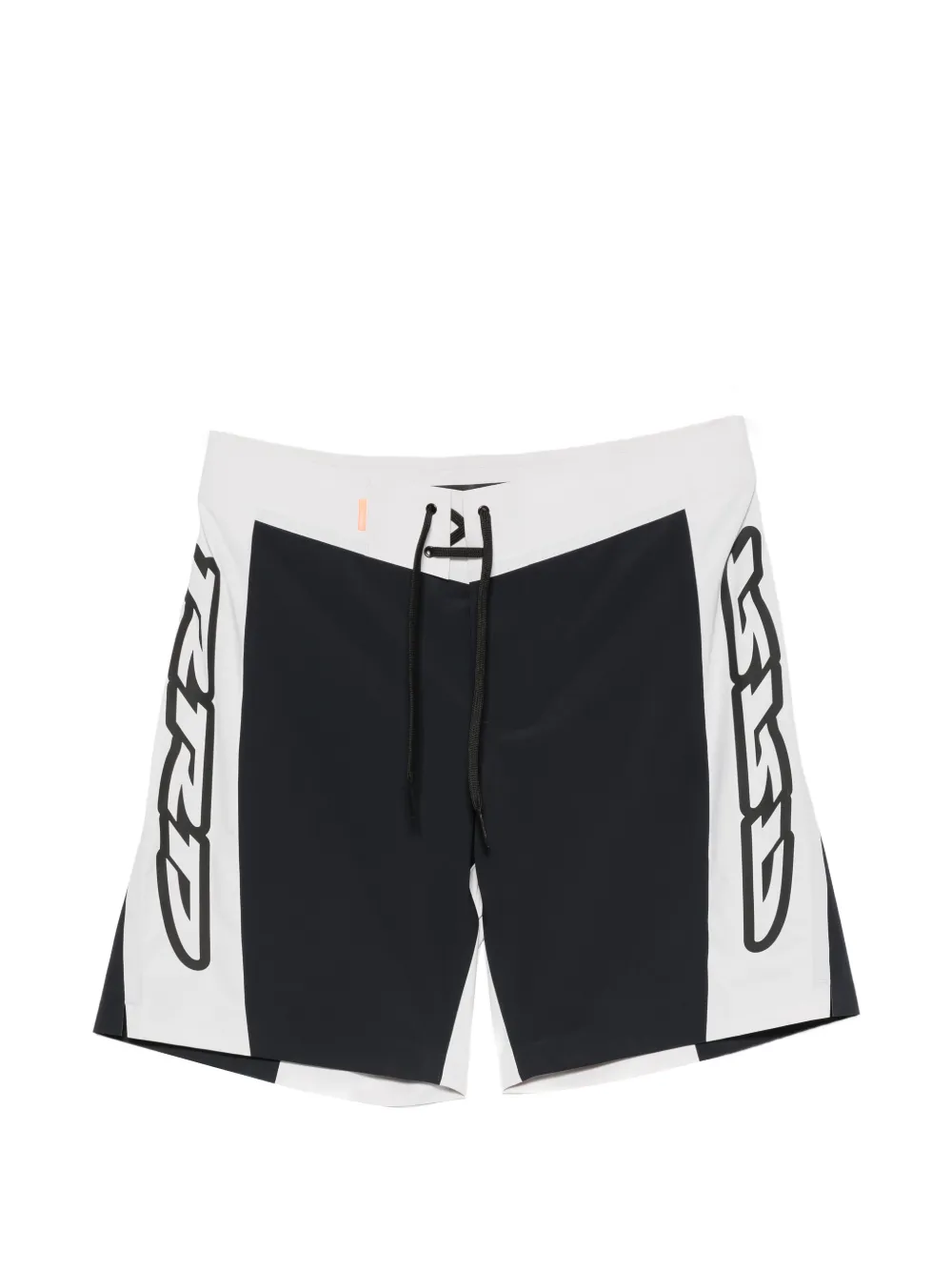 Roberto Ricci Designs logo-print panelled surf shorts - Nero